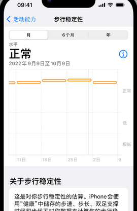 大名iPhone手机维修如何在iPhone开启'步行稳定性通知'