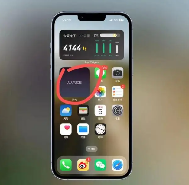 大名苹果手机维修分享:iOS16主屏幕天气小组件无法正常工作怎么办？ 