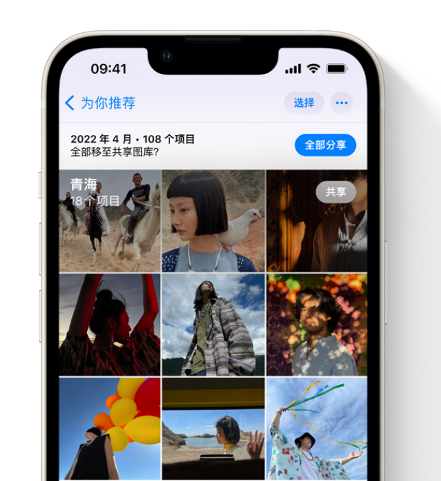 大名苹果维修网点分享在 iPhone 上使用共享图库 