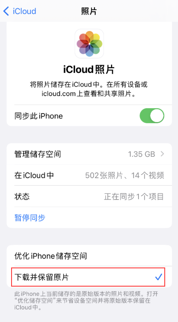 大名苹果手机维修分享iPhone 无法加载高质量照片怎么办 