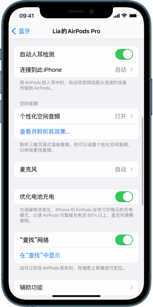 大名苹果手机维修分享如何通过 iPhone “查找”功能定位 AirPods 