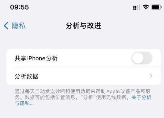 大名苹果手机维修分享iPhone如何关闭隐私追踪 